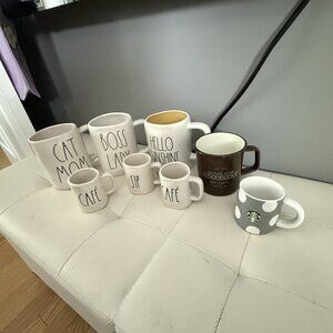 Rae Dunn & Starbucks Coffee & Espresso Cups